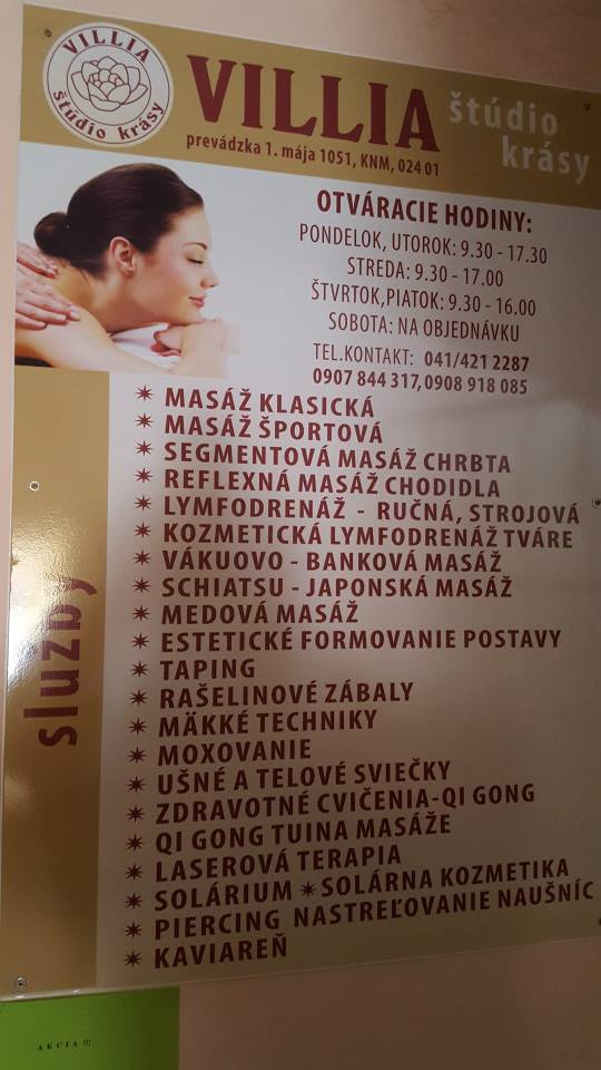 Štúdio krásy VILLIA